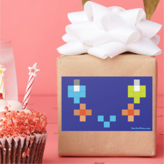 スマイル4Momステッカー 長方形シール