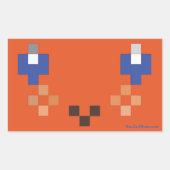 スマイル4Momステッカー 長方形シール (正面)