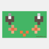 スマイル4Momステッカー 長方形シール (正面)