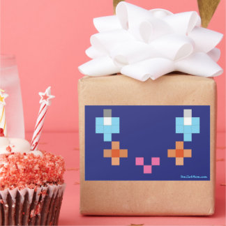 スマイル4Momステッカー 長方形シール