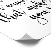 スマイル8x10の看板を作成する場所に座る ポスター (角)