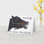 スマイル!あなたの誕生日グリーティングカード カード (黄色い花)