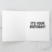 スマイル!あなたの誕生日!ガールカメラ用グリーティングカード カード (内部)