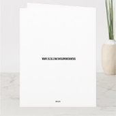 スマイル!あなたの誕生日!ガールカメラ用グリーティングカード カード (裏面)