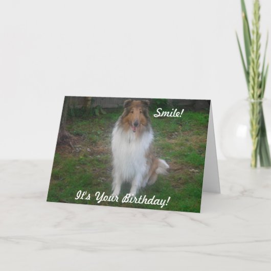 スマイル！お前の誕生日だ！ カード (正面)
