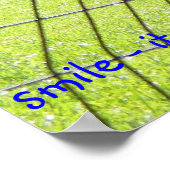 スマイル – お客様に合う ポスター (角)