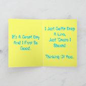 スマイル、こんにちは! カード (内部)