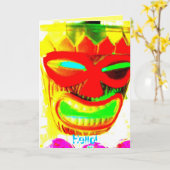 スマイル、こんにちは! カード (黄色い花)