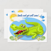 スマイル そして 早期回復を! ポストカード (正面/裏面)