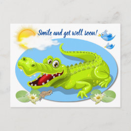 スマイル そして 早期回復を! ポストカード