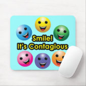 スマイル! その伝染性 マウスパッド (マウス)