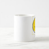 スマイル、なぜないか。 コーヒー・マグ コーヒーマグカップ (中央)