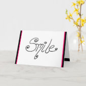 スマイル カード (黄色い花)