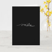 スマイル カード (黄色い花)