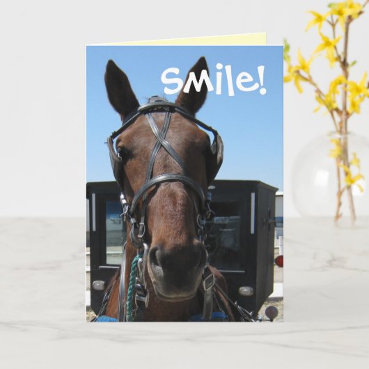 スマイル! カード (黄色い花)