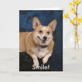 スマイル! カード (黄色い花)