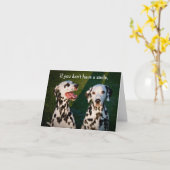 スマイル カード (黄色い花)