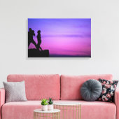 スマイル キャンバスプリント (インサイチュ (リビング))