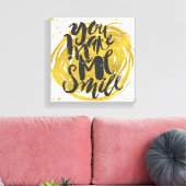 スマイル キャンバスプリント (インサイチュ (リビング))