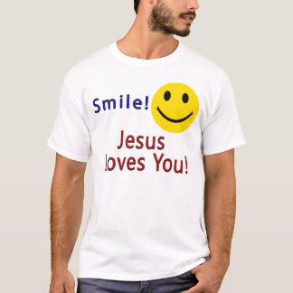 スマイル!キリスト教のTシャツが大好き Tシャツ
