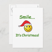 スマイル...クリスマスだ！ シーズンポストカード (正面/裏面)
