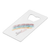 スマイル🙂 クレジットカード栓抜き (正面アングル)