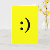 スマイル!グリーティングカード カード (黄色い花)