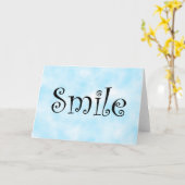 スマイル・グリーティング・カード カード (黄色い花)