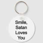 スマイル、サタンはあなたを愛している キーホルダー (裏面)