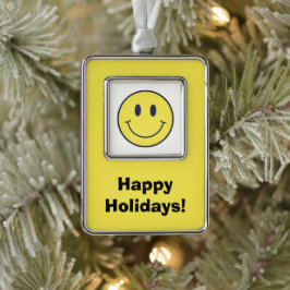 スマイル シルバープレートフレームオーナメント