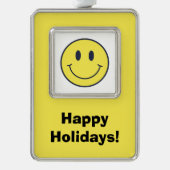 スマイル シルバープレートフレームオーナメント (正面)