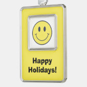 スマイル シルバープレートフレームオーナメント (左)