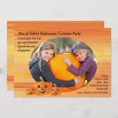 スマイル·ジャック·オ·ラターン·フォト·招待状 招待状 (正面/裏面)