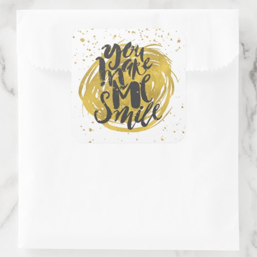 スマイル スクエアシール (バッグ)