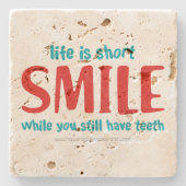 スマイル ストーンコースター (正面)