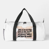 スマイル ダッフルバッグ (裏面)