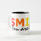 スマイル ツートーンマグカップ (正面左)