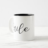 スマイル ツートーンマグカップ (正面左)