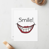 スマイル! ノートカード (正面/裏面インサイチュ)