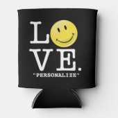 スマイル |ハックラシックピー顔 缶クーラー (正面)