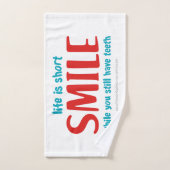 スマイル バスタオルセット (ハンドタオル)