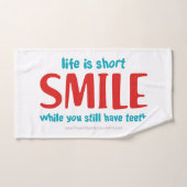 スマイル バスタオルセット (ハンドタオル)