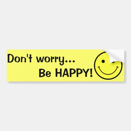 スマイル バンパーステッカー (正面)