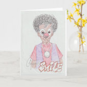 スマイル、ピエログリーティングカード カード (黄色い花)