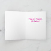 スマイル ピットブル 誕生日 カード (内部)