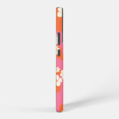 スマイル – ピンク、オレンジ、クリーム SAMSUNG GALAXYケース (右側面)