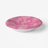 スマイル – ピンク ペーパーボウル (傾斜あり)