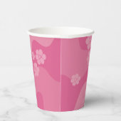 スマイル – ピンク 紙コップ (右)