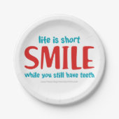 スマイル ペーパープレート (正面)