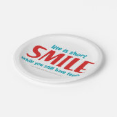 スマイル ペーパープレート (アングル)